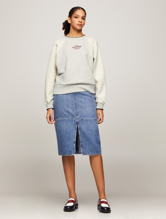 Texture Logo Sweatshirt
