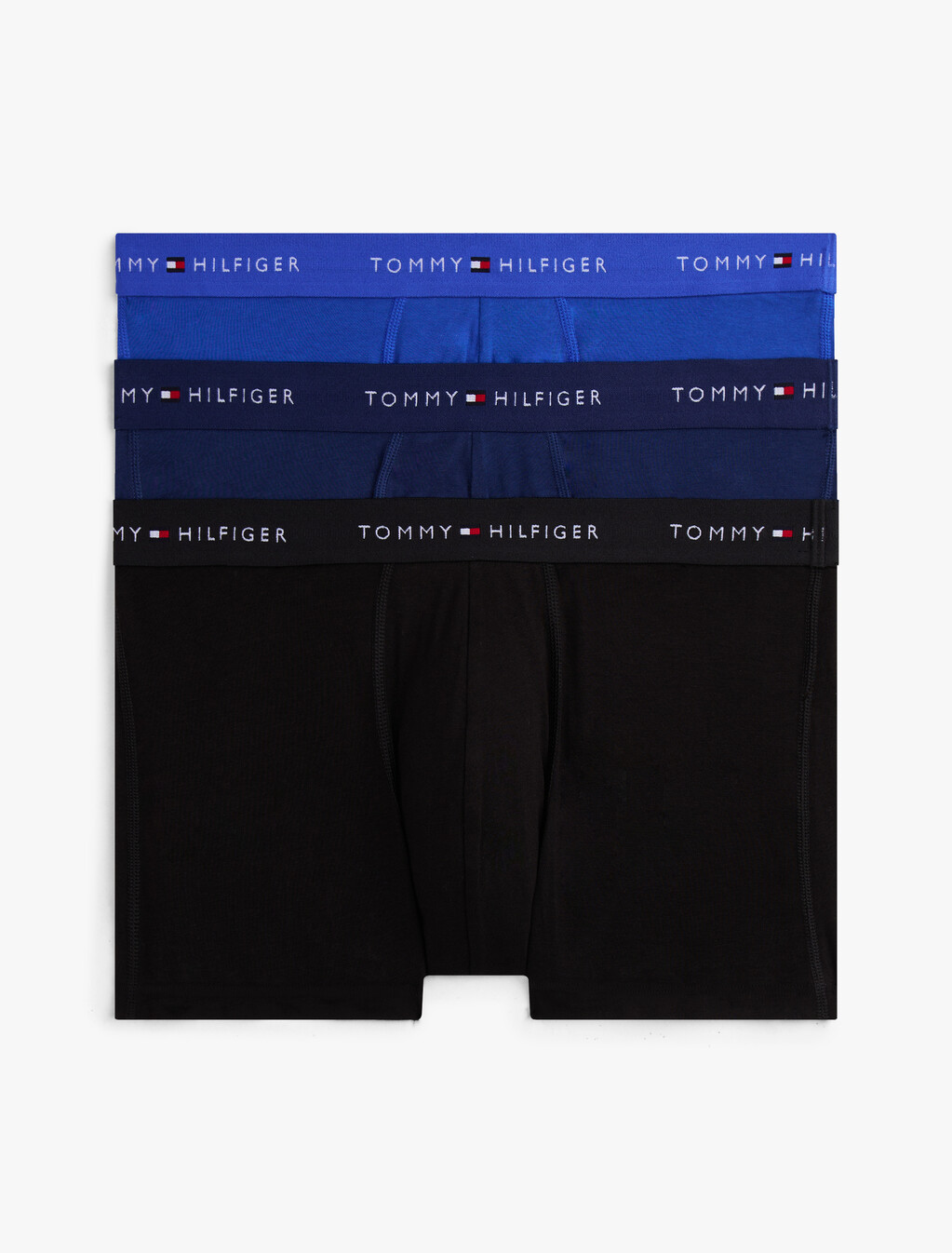 Logo Waistband Trunk 3 Pack, Nob Blu/Prp Nvy/Blk, hi-res