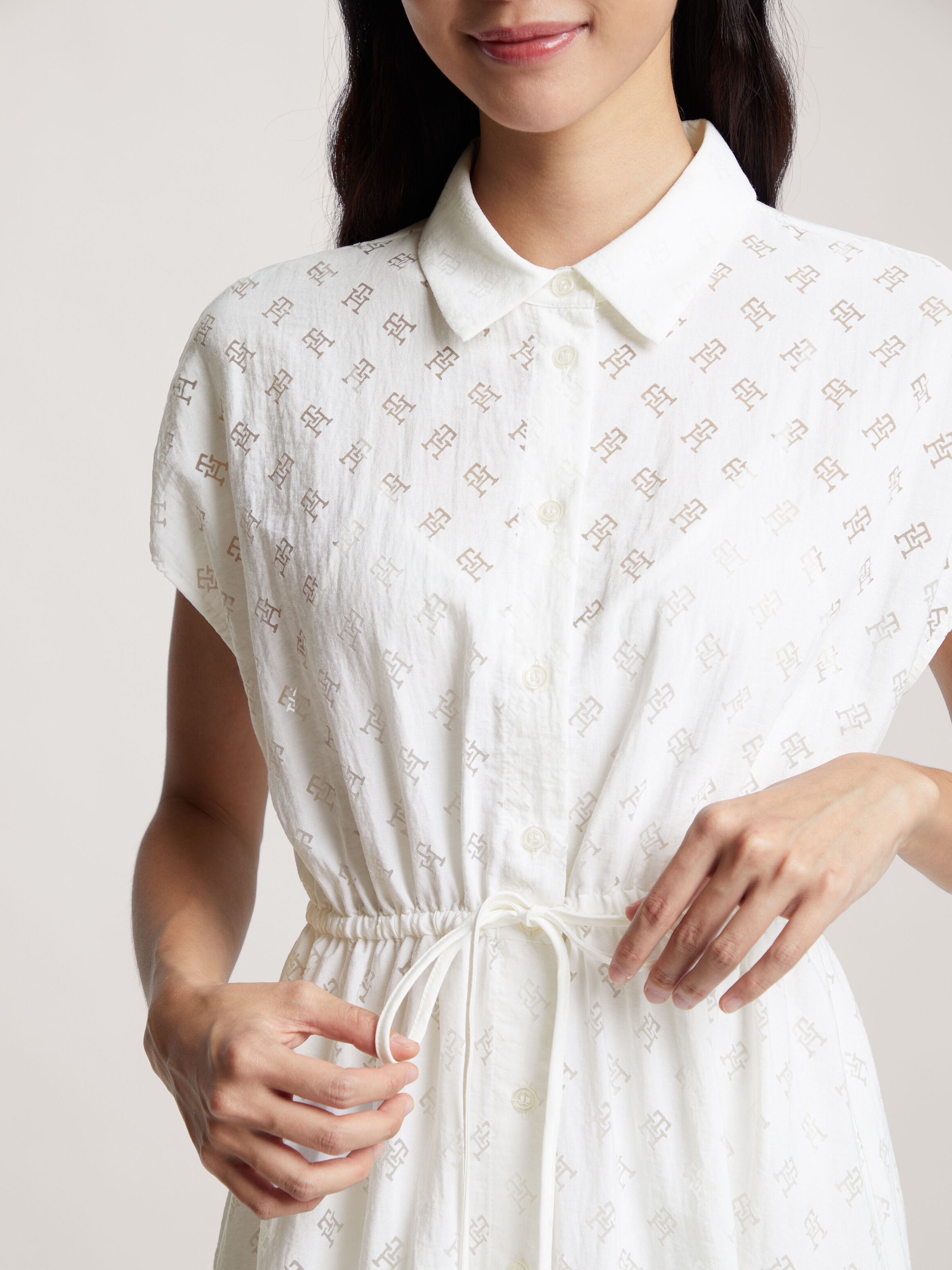 White short shirt dress store