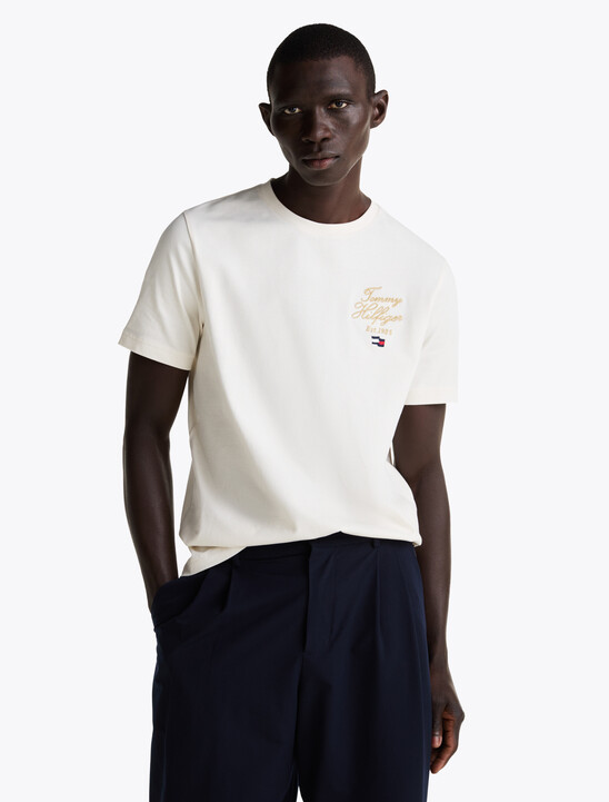 Script Logo Embroidery T-Shirt