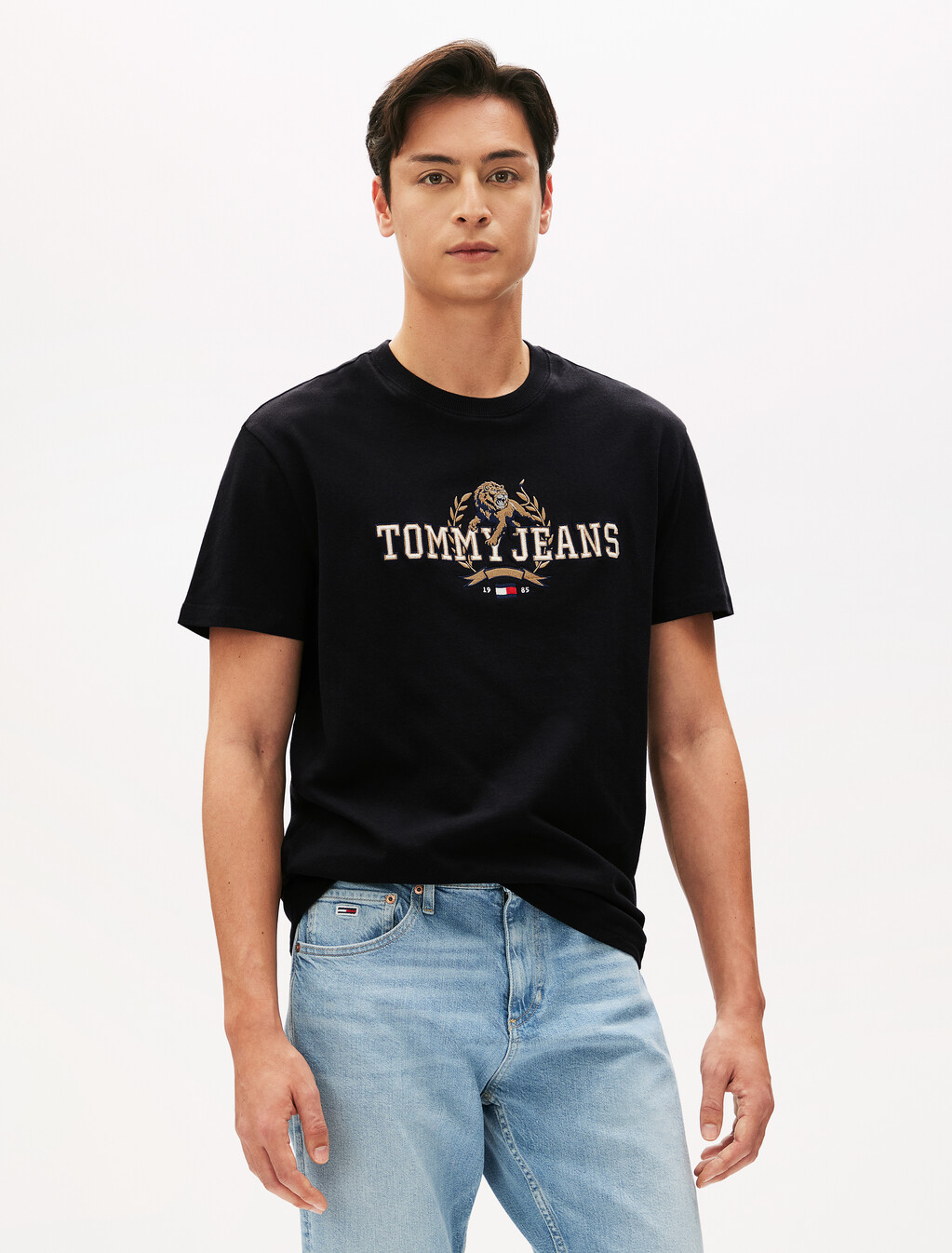 Regular Varsity Novelty T-Shirt, Black, hi-res