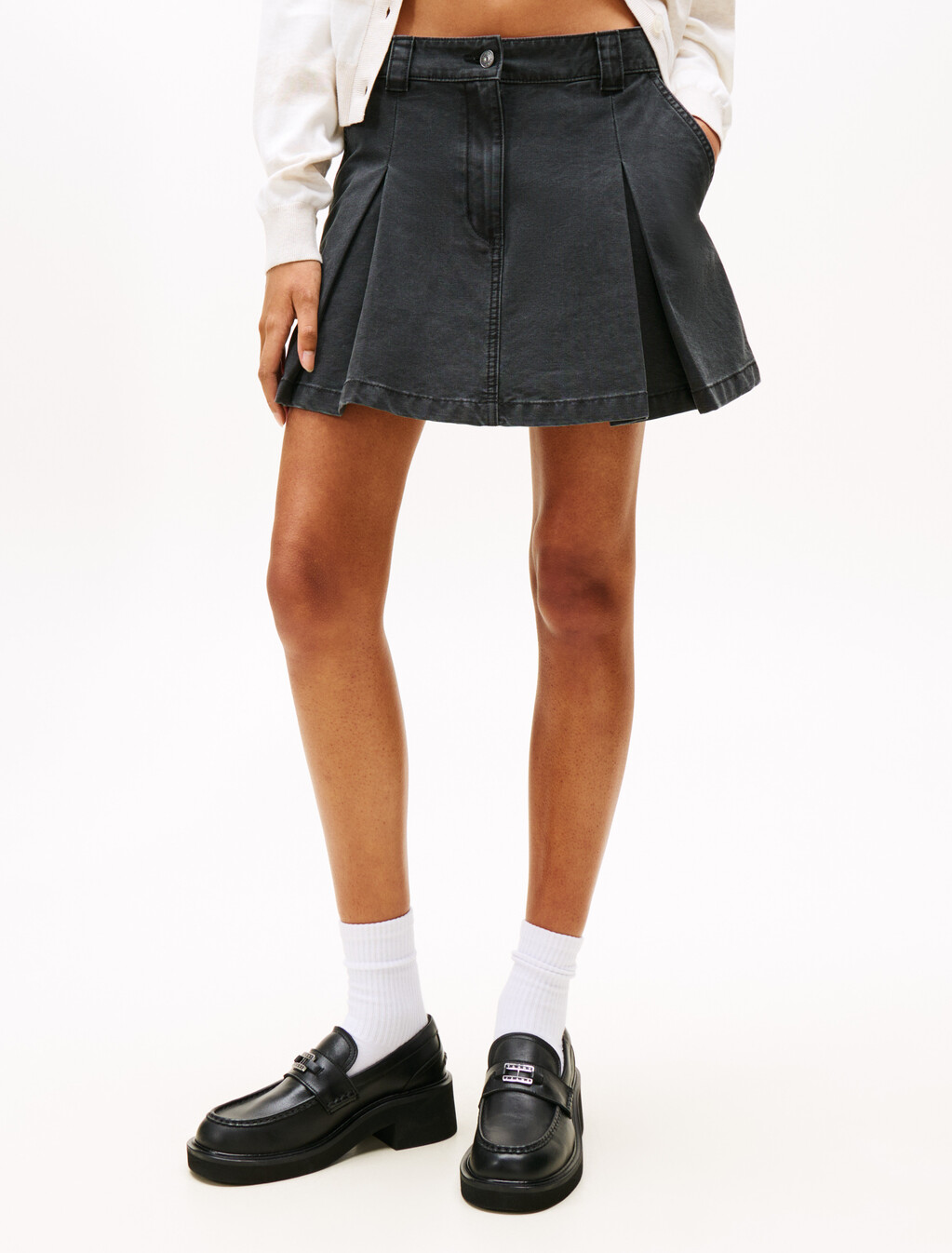 TJW CNVS MN PLTD SKRBlack, Black, hi-res