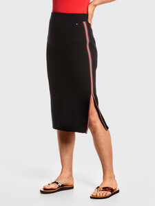 GLOBAL STRIPE PENCIL MIDI SKIRT, Desert Sky, hi-res