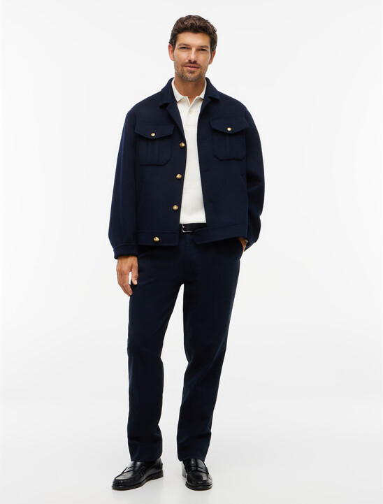 Relaxed Fit Foulard Jacquard Polo Shirt