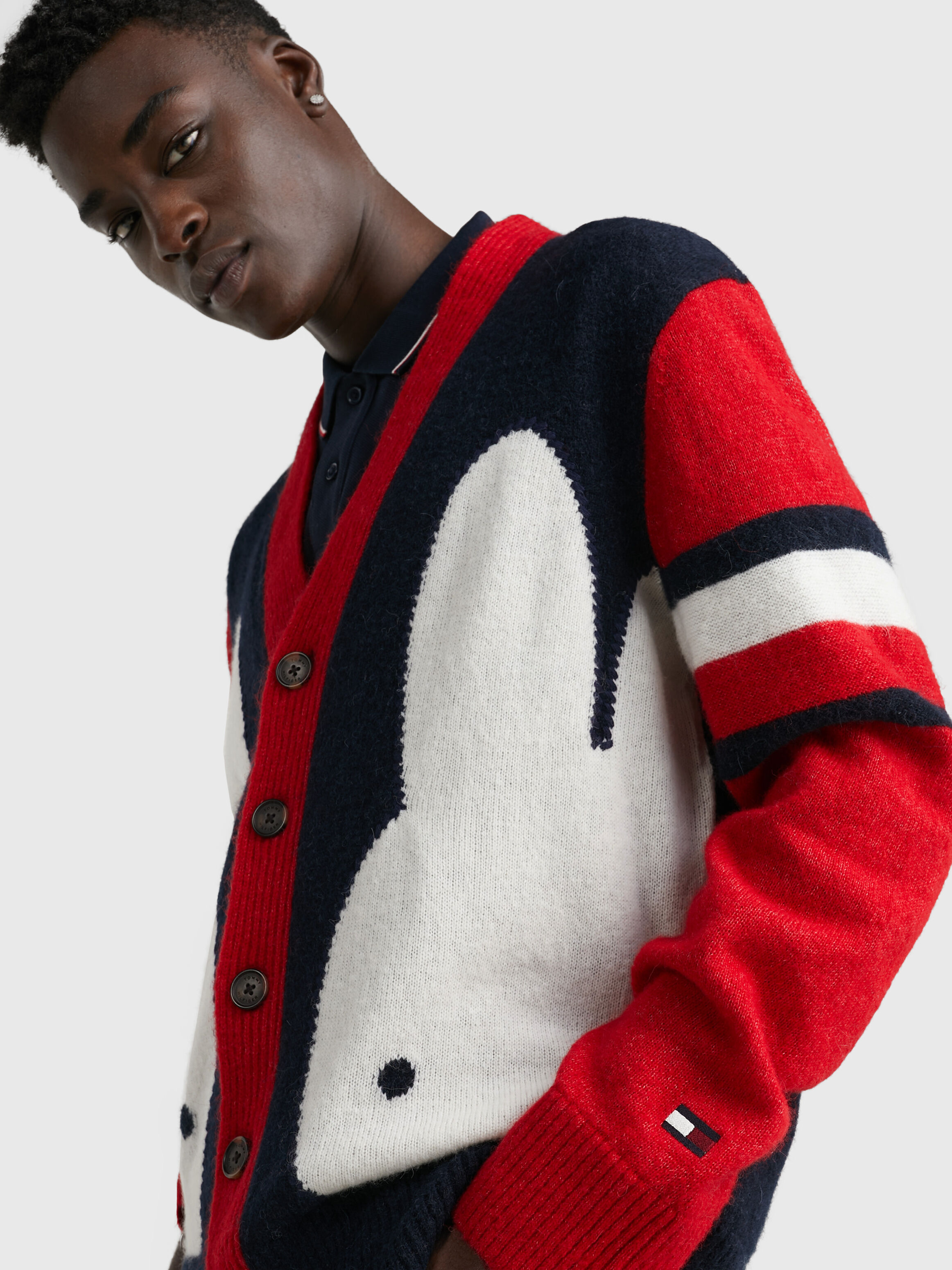shoop ss22 freedom stripe cardigan