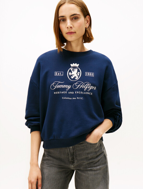 Varsity Crest Terry Sweatshirt