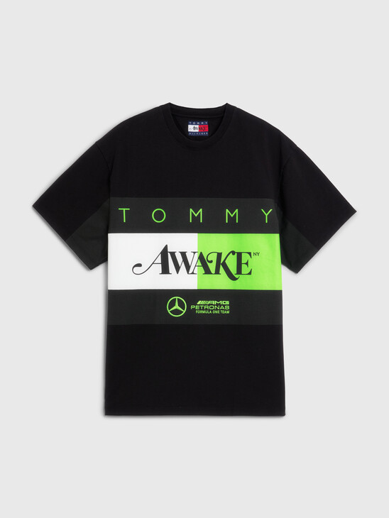 TOMMY X MERCEDES-AMG F1 X AWAKE NY FLAG T-SHIRT