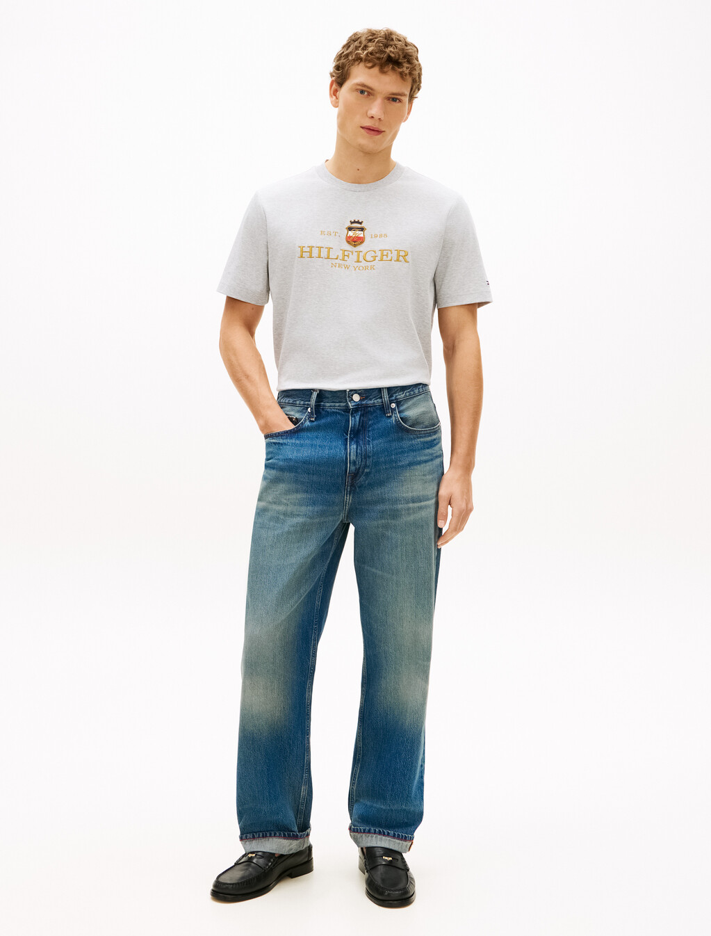 Icon Graphic T-Shirt, Light Grey Heather, hi-res