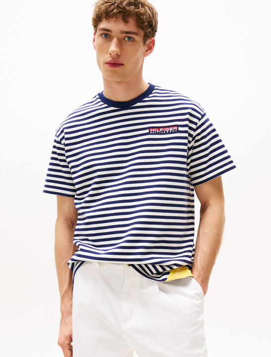 Hilfiger Sailing Breton Stripe Relaxed T-Shirt