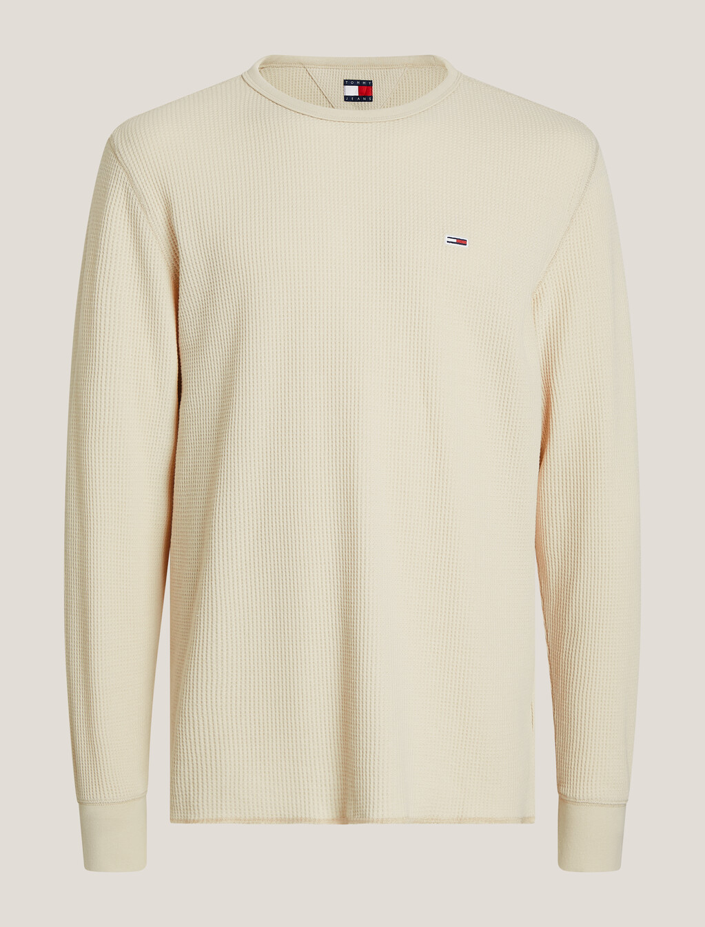 Waffle Knit Slim T-Shirt, Newsprint, hi-res
