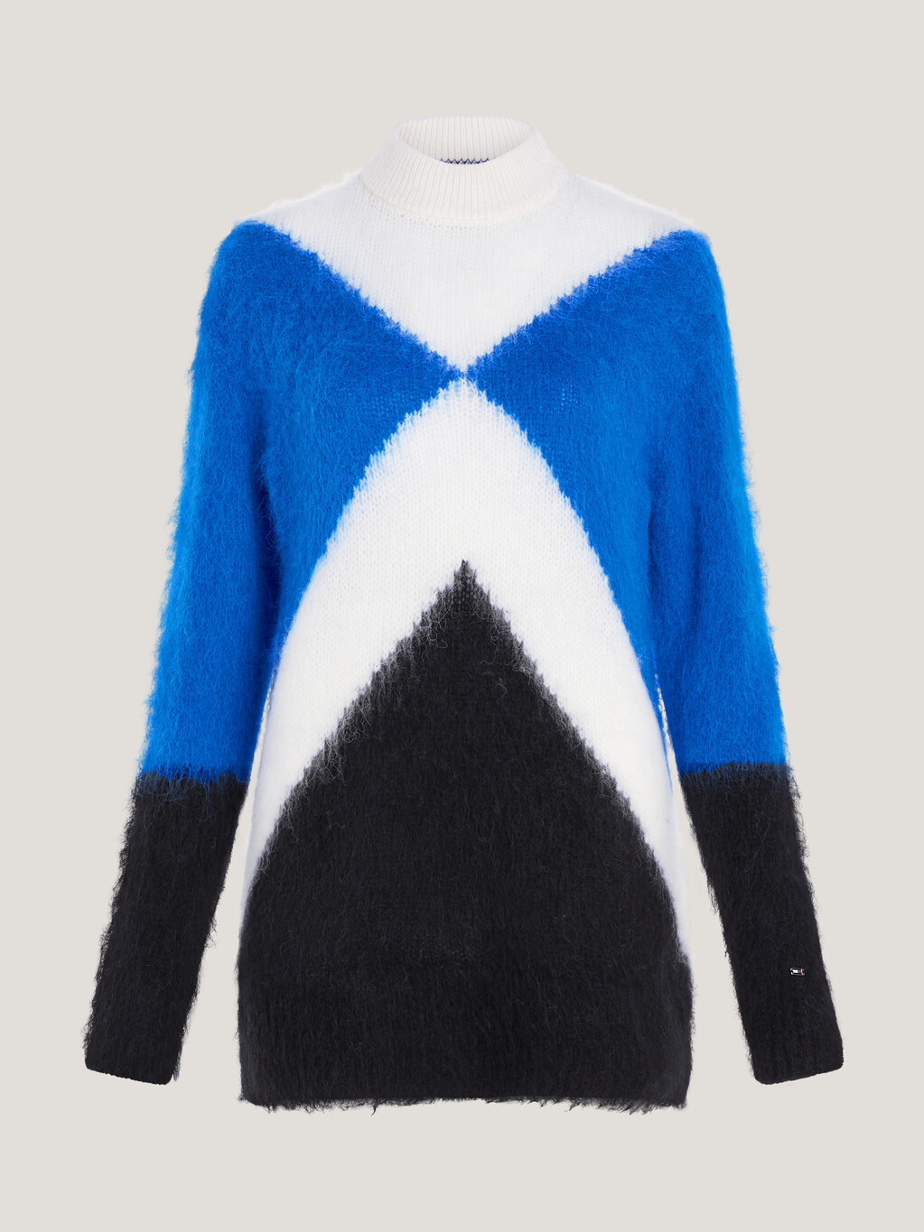 Argyle Color Block Alpaca Sweater, Argyle Ultra Blue, hi-res