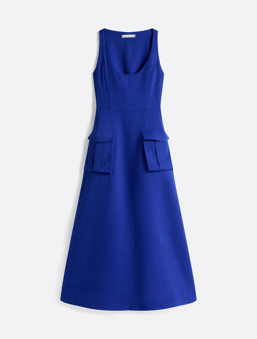 The Runway Collection Slim Midi Dress, Wedge Blue, hi-res