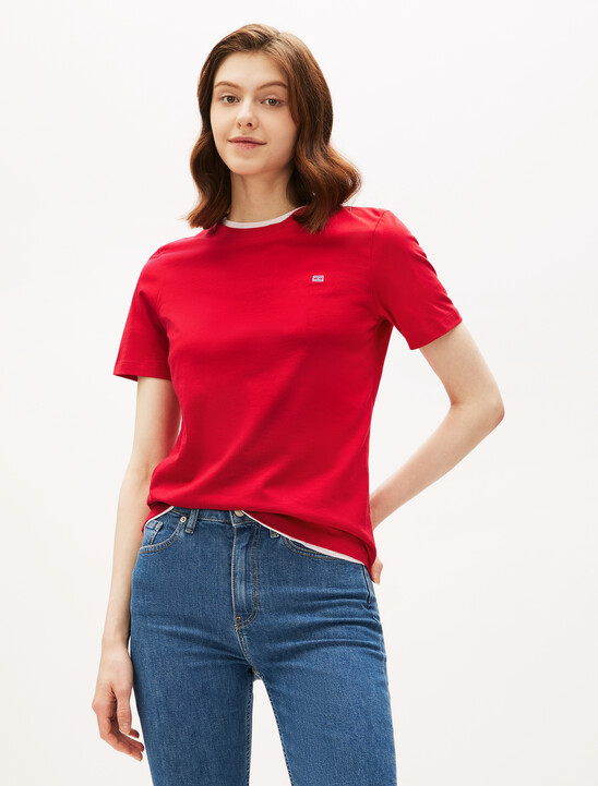 Contrast Flag T-Shirt