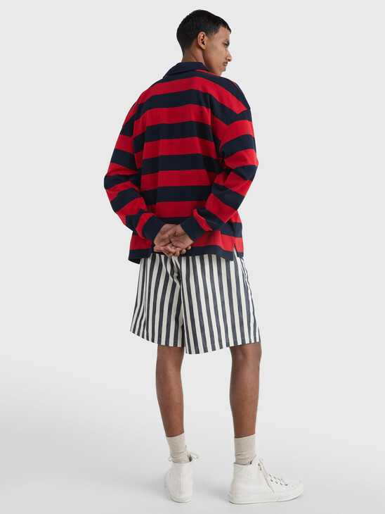 BLOCK STRIPE ARCHIVE FIT RUGBY SHIRT