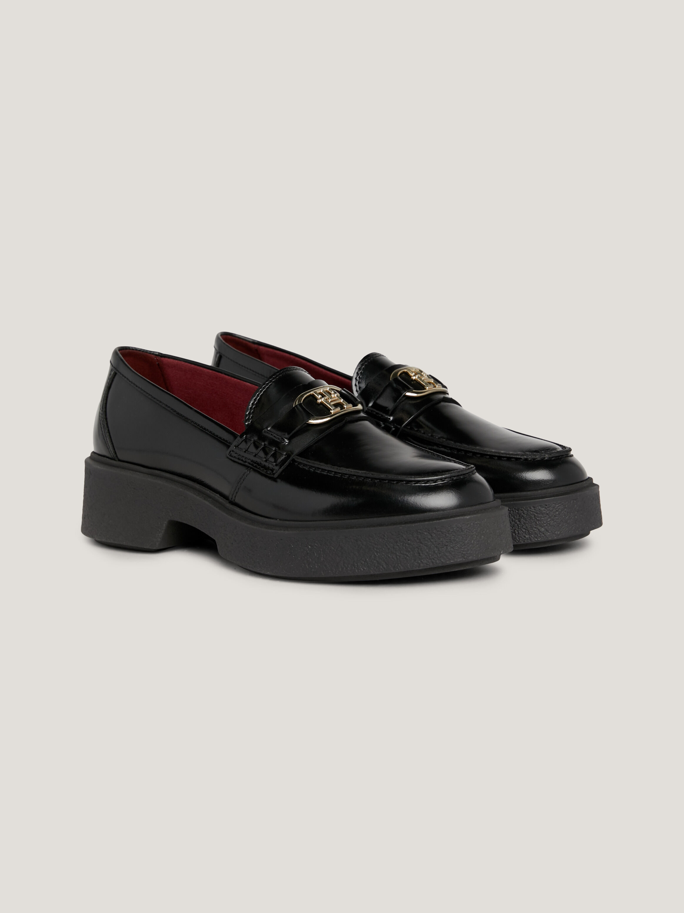 Tommy hilfiger sale platform loafers