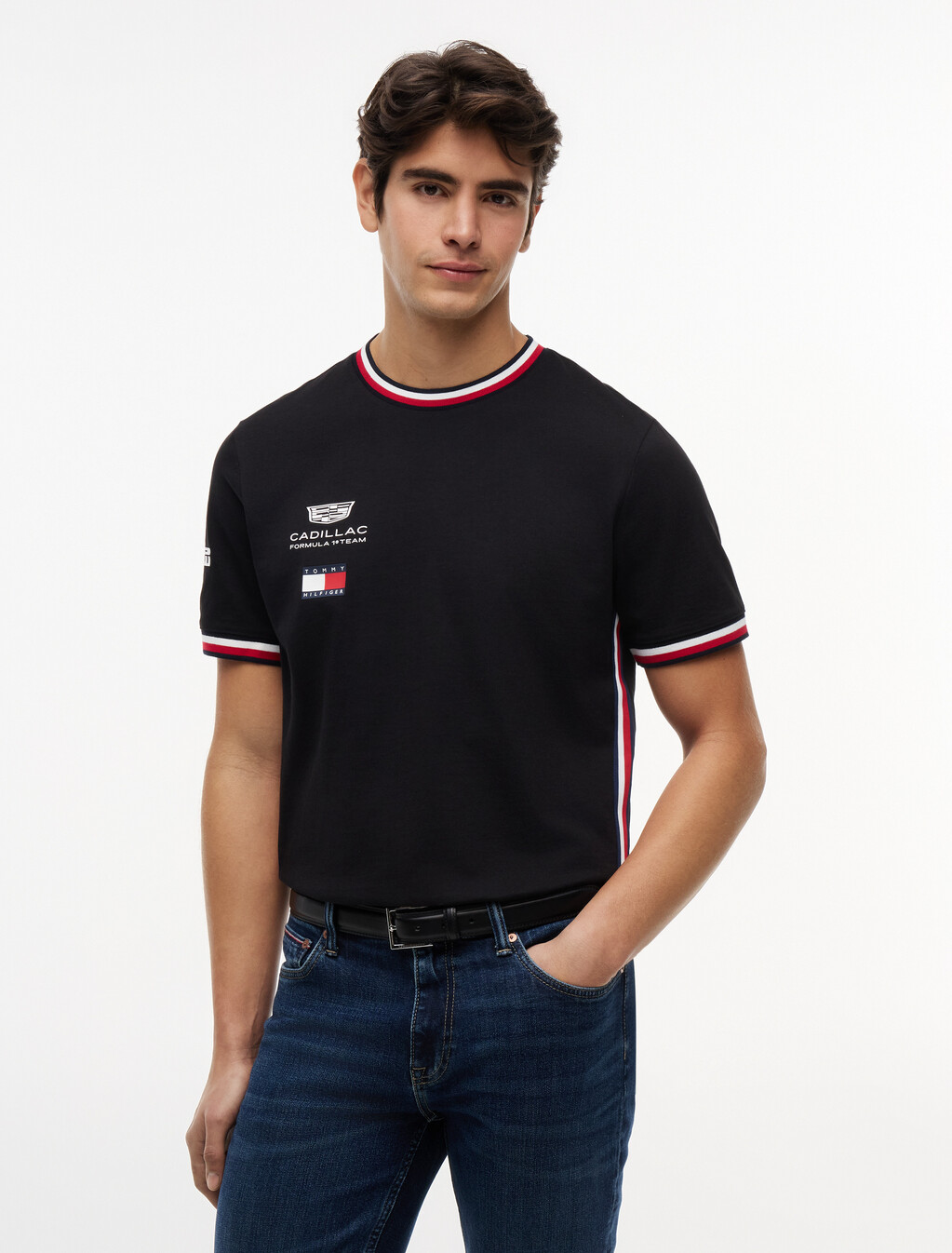 TH x Cadillac Formula 1&reg; Team Replica T-Shirt, Black, hi-res