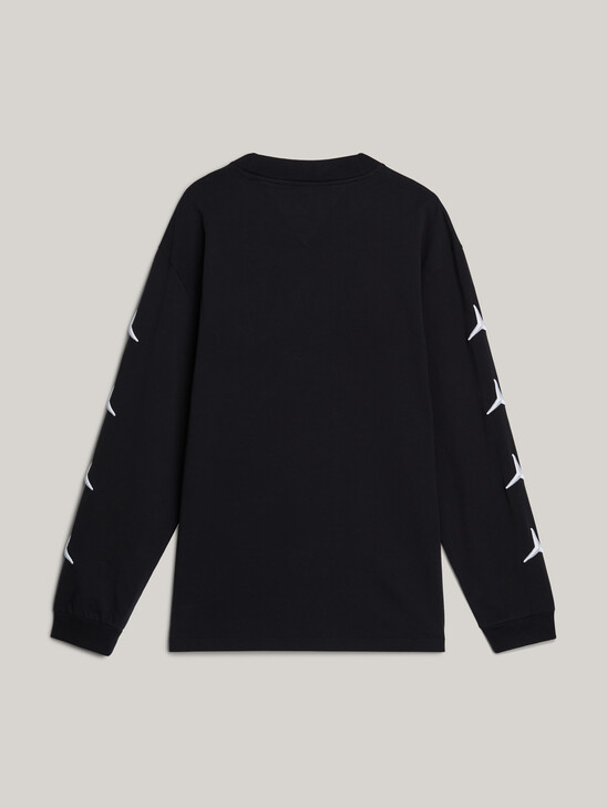 Tommy x Mercedes F1 x CR Logo Long Sleeve T-Shirt