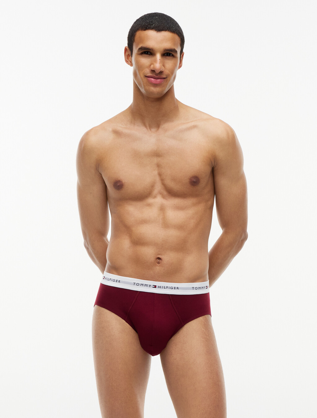 3-Pack Signature Logo Waistband Briefs, Opulent Blue/Burgundy/Blue Spell, hi-res