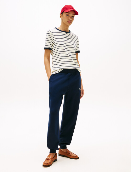 Logo Contrast Trim T-Shirt