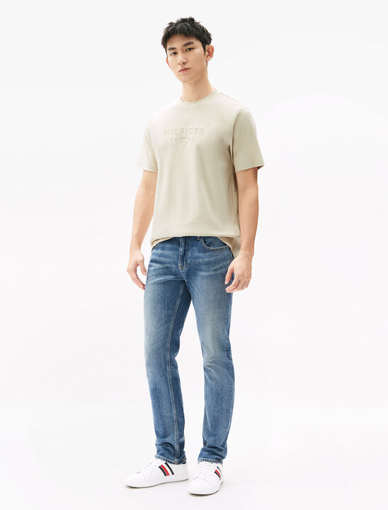 UV Cooling Embossed Logo Pique T-Shirt