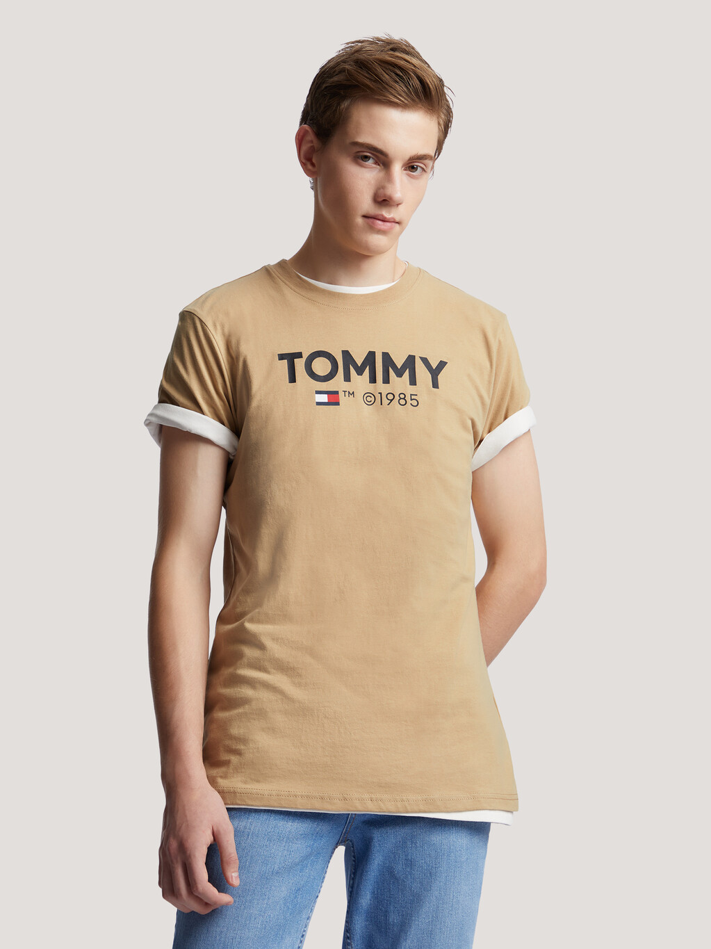 Classic Logo Regular Fit T-Shirt, Tawny Sand, hi-res