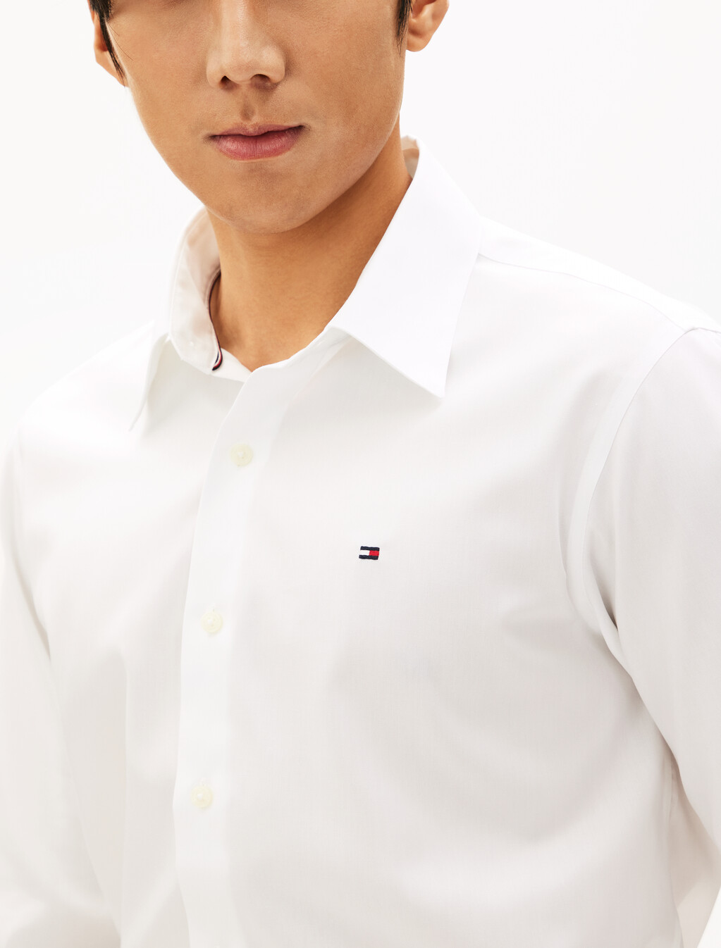 Non Iron Long Sleeve Shirt, Th Optic White, hi-res