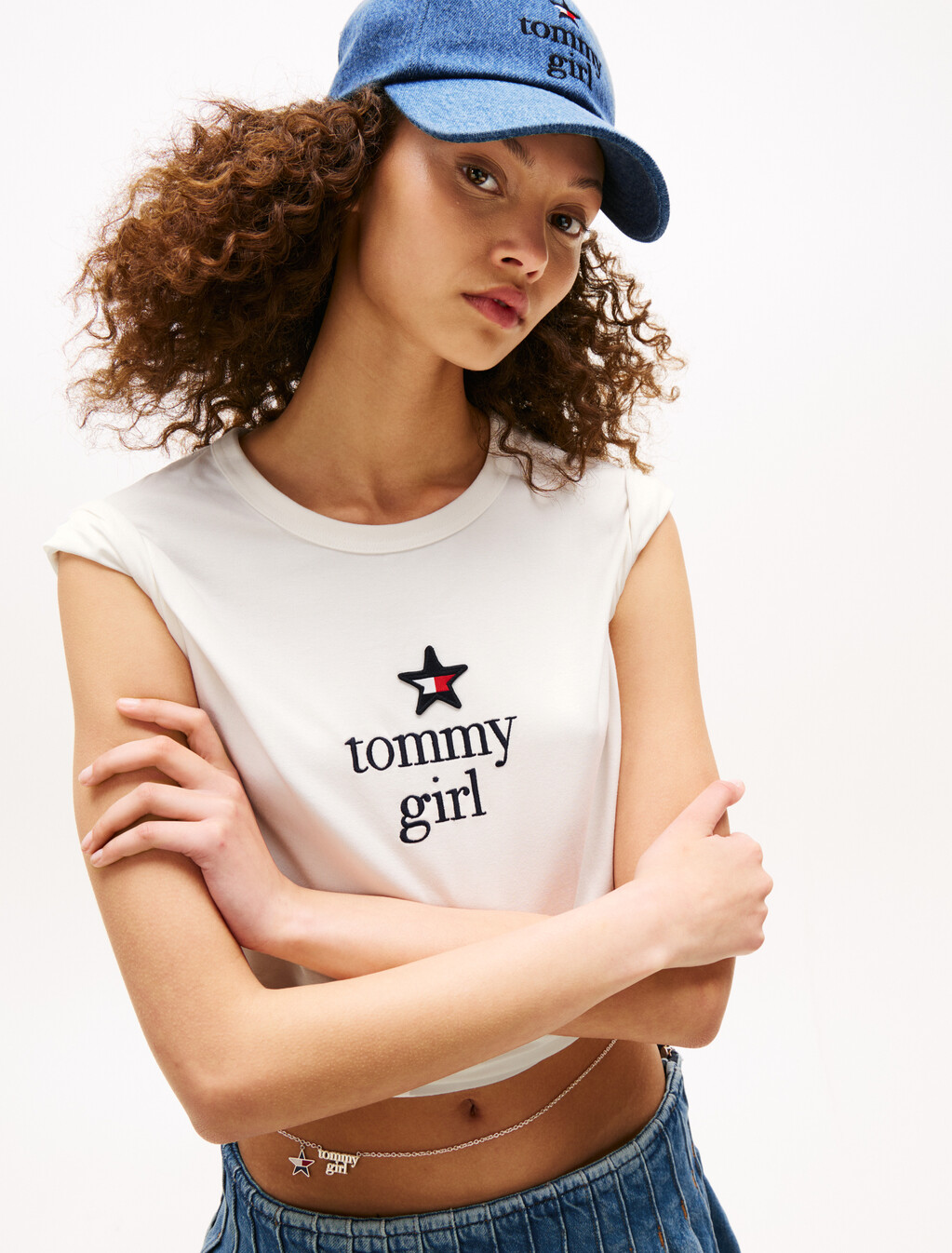 Tommy Girl Graphic Regular T-Shirt, Ecru, hi-res