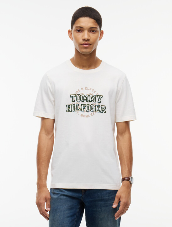 Varsity Logo Peached Jersey T-Shirt