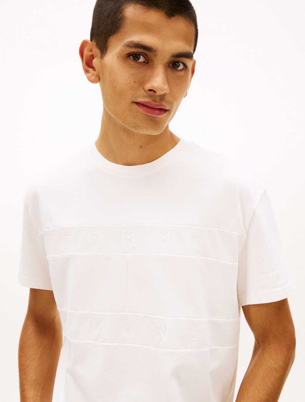 Tonal Logo Insert Regular T-Shirt, Ancient White, hi-res