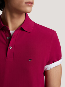 Slim red Hilfiger | Singapore Tommy Polo | Fit 1985 Collection