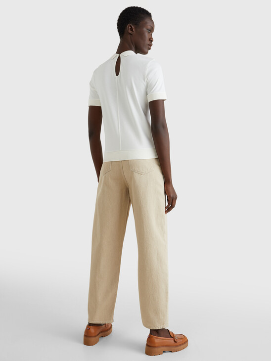 NATURAL DYE TONAL LOGO POLO