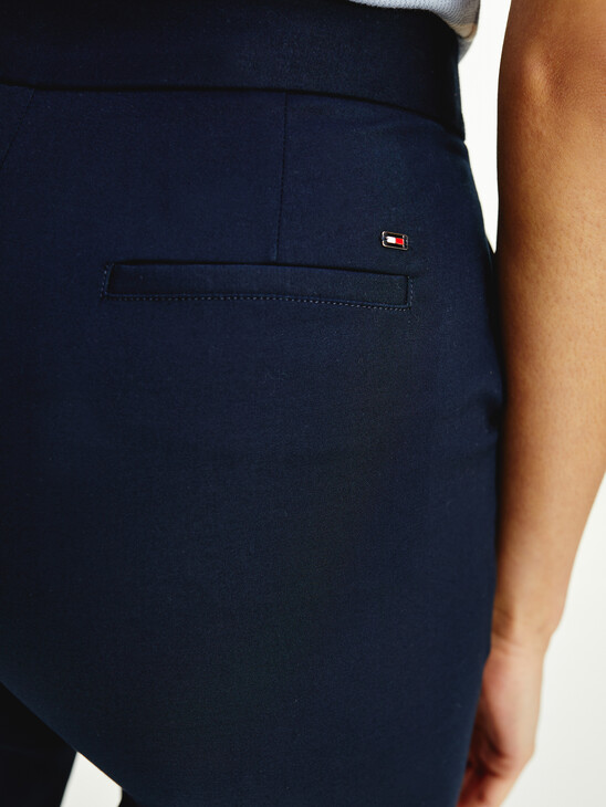 STRETCH COTTON SLIM FIT TROUSERS