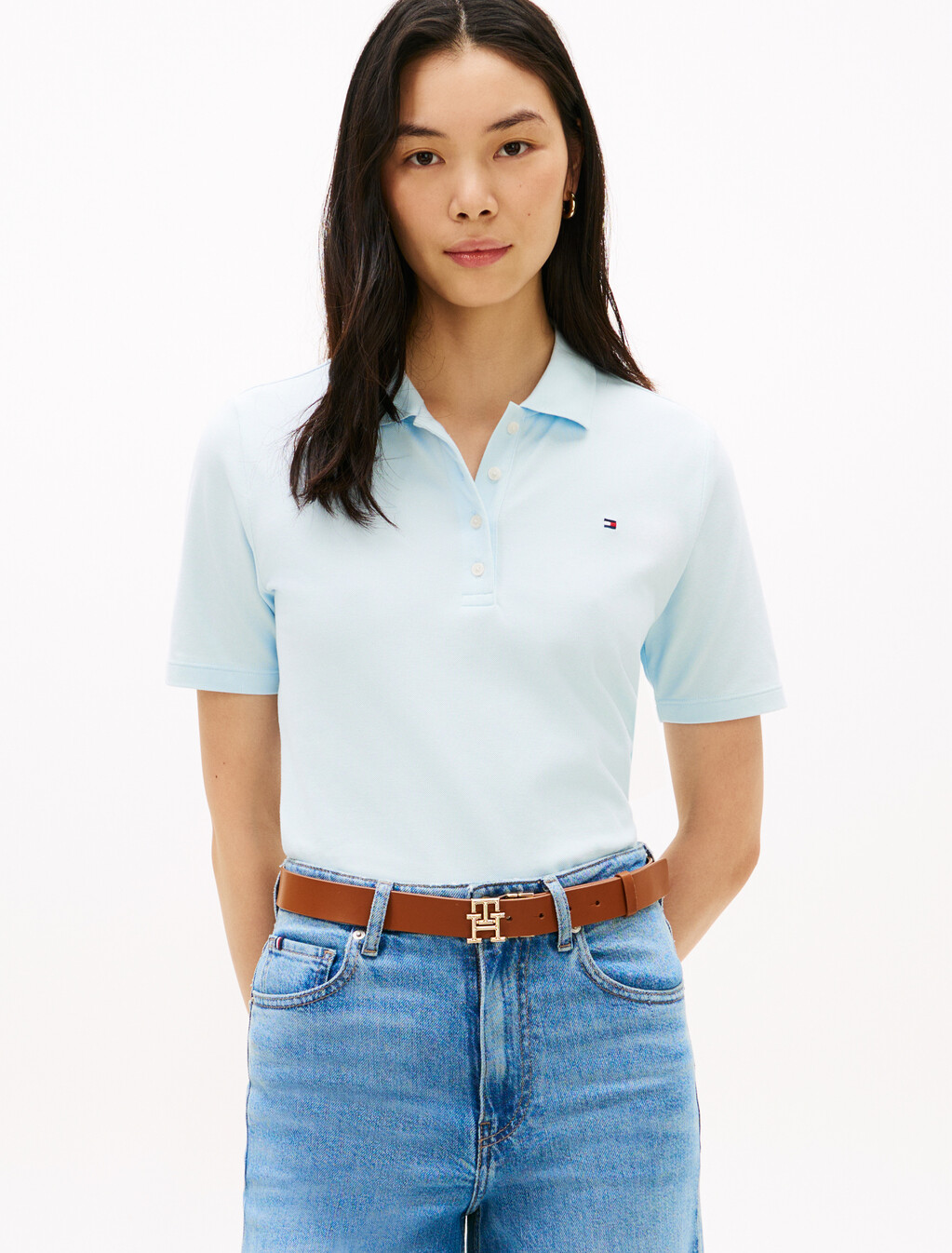 1985 Collection Flag Embroidery Regular Polo, Keepsake Blue, hi-res