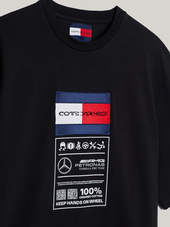 Tommy x Mercedes F1 x CR Care Label Logo T-Shirt