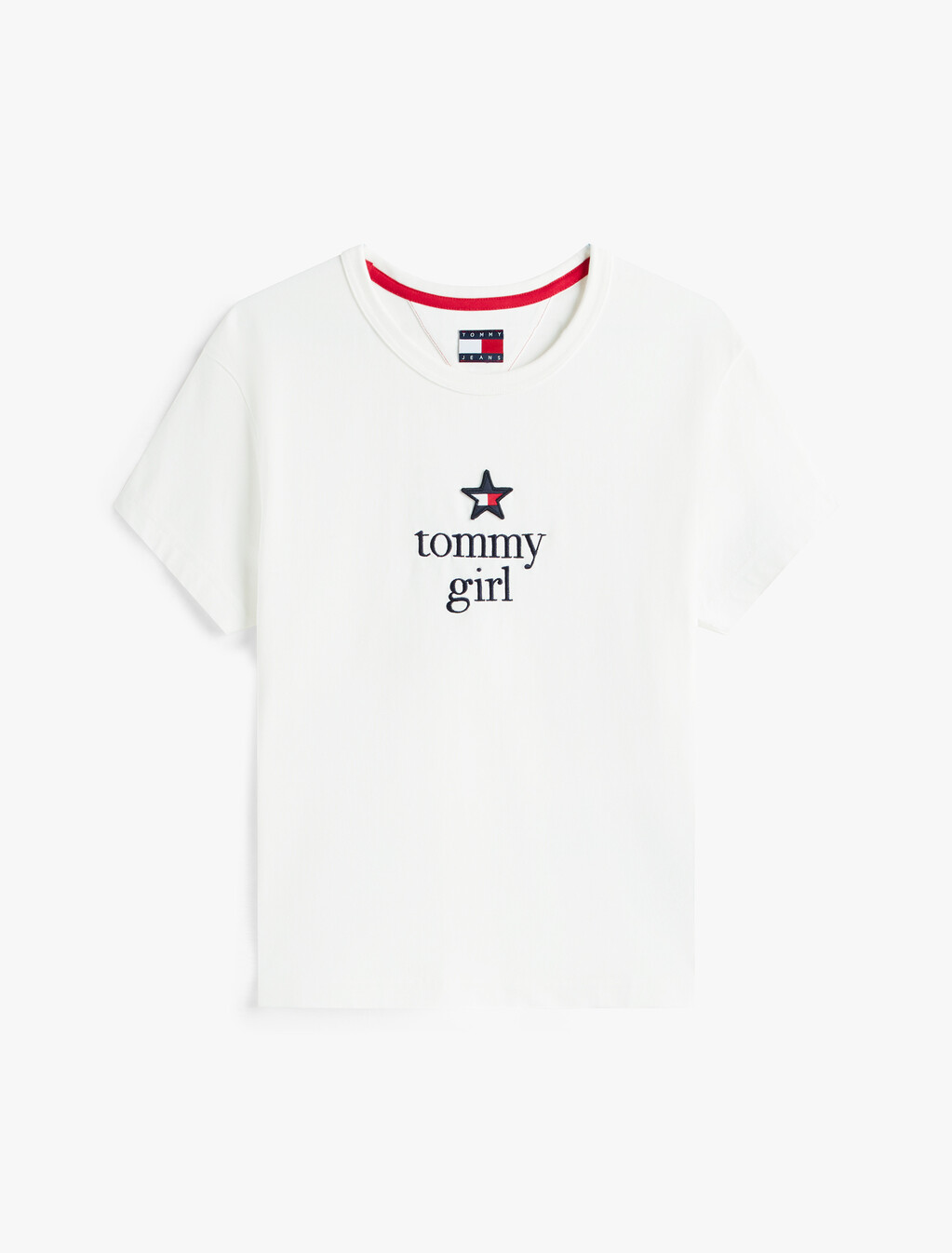 Tommy Girl Graphic Regular T-Shirt, Ecru, hi-res