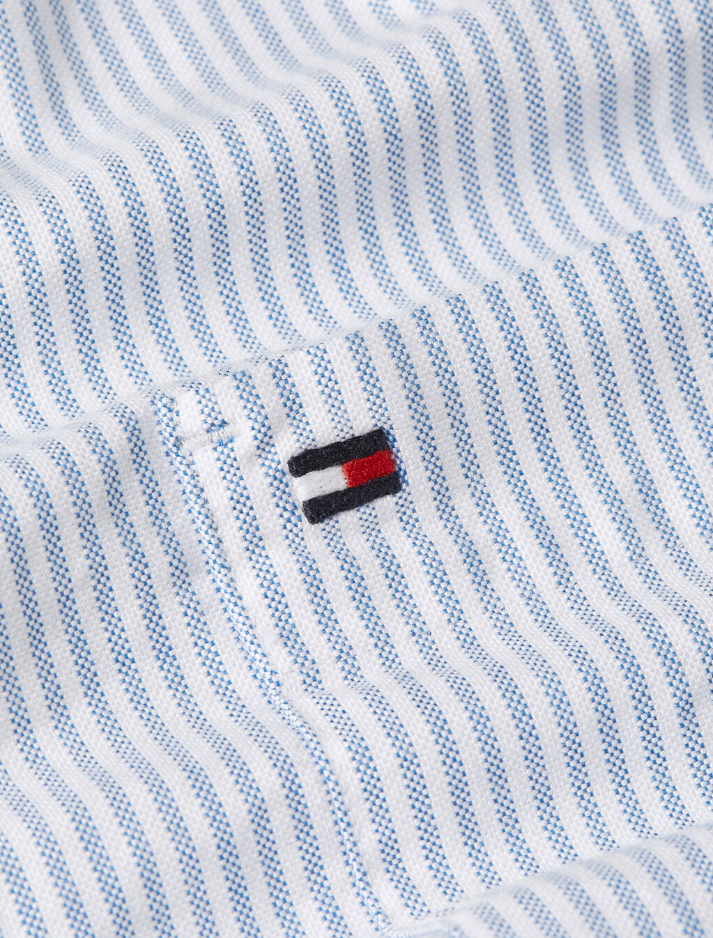 Heritage Oxford Stripe Shirt, Shirt Blue / Optic White, hi-res