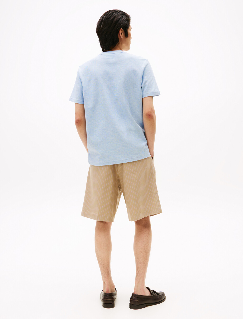 Monogram Pocket T-Shirt, Heathered Blue, hi-res