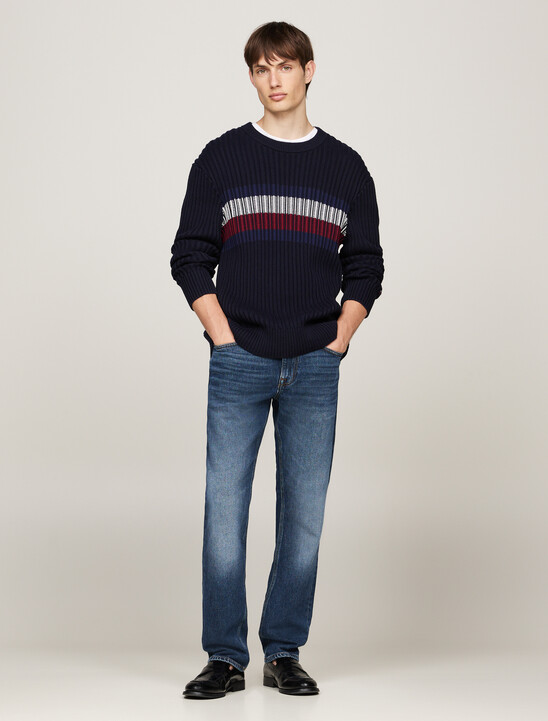 Chunky Rib-Knit Relaxed Jumper