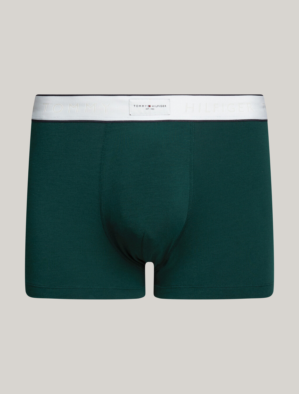 TH Established Waistband Logo Trunks, Hunter, hi-res