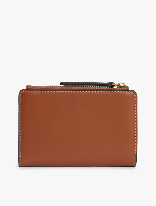 Script Monogram Leather Billfold Wallet