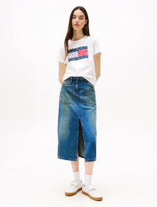Claire Utility Midi Denim Skirt, Denim Medium, hi-res