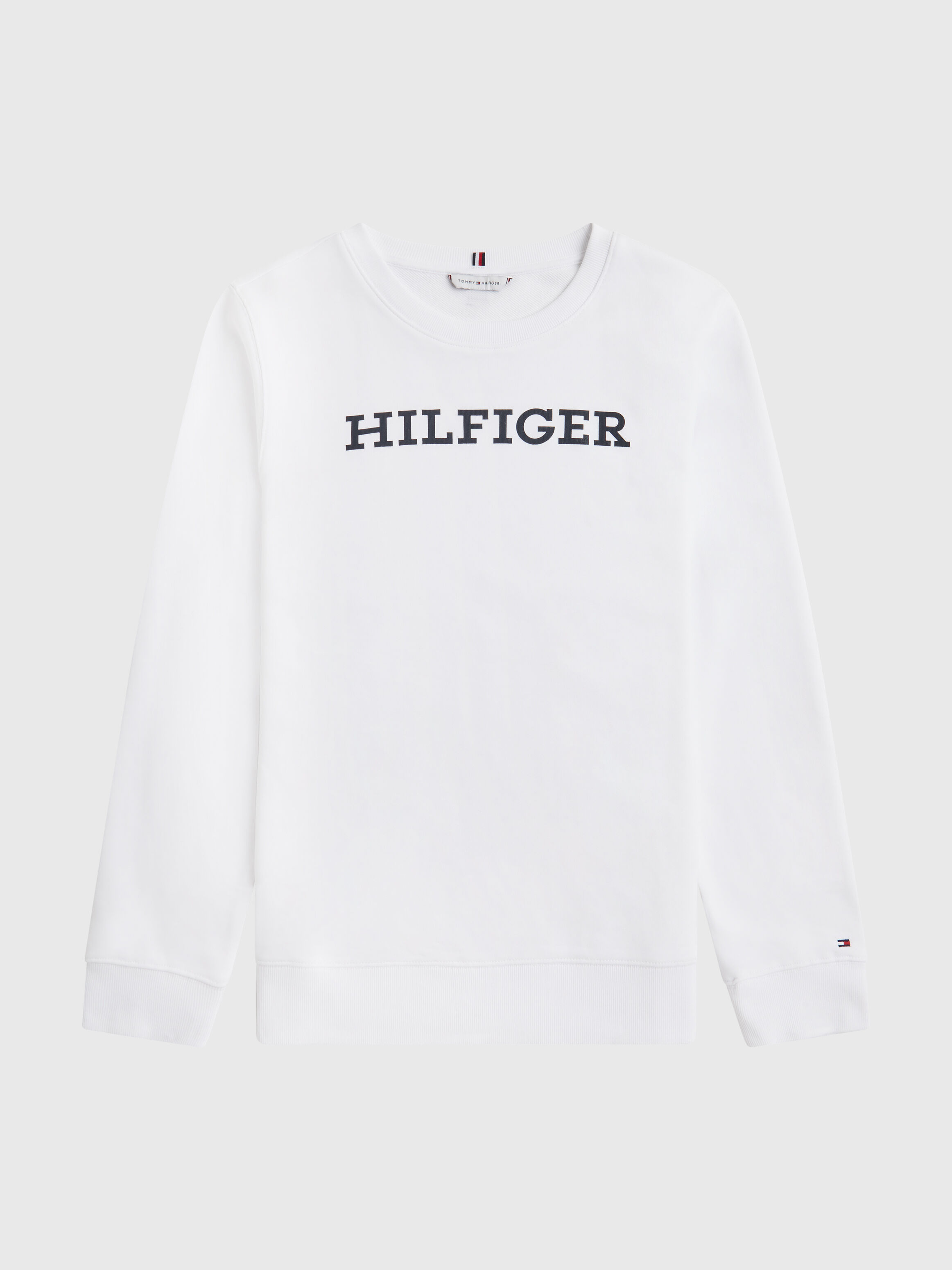 White tommy top hilfiger jumper