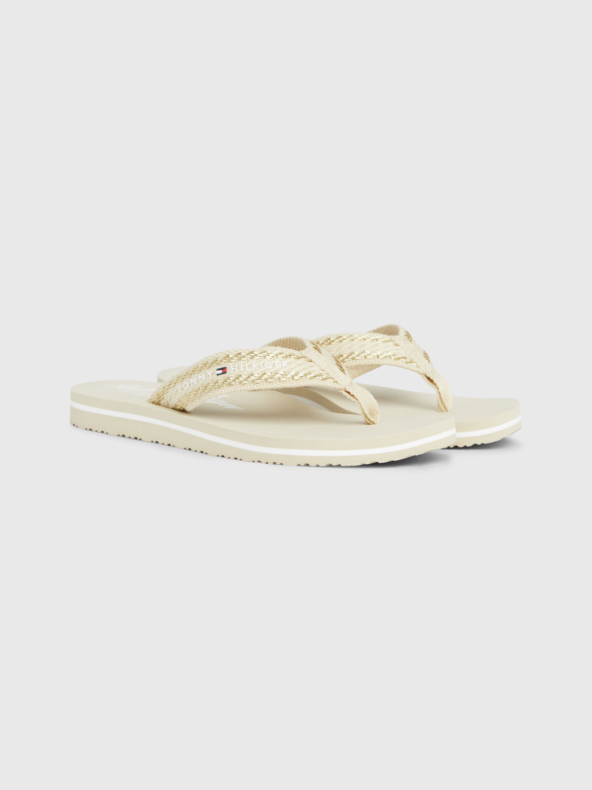 Stripe Webbing Flip Flops Tommy Hilfiger Singapore