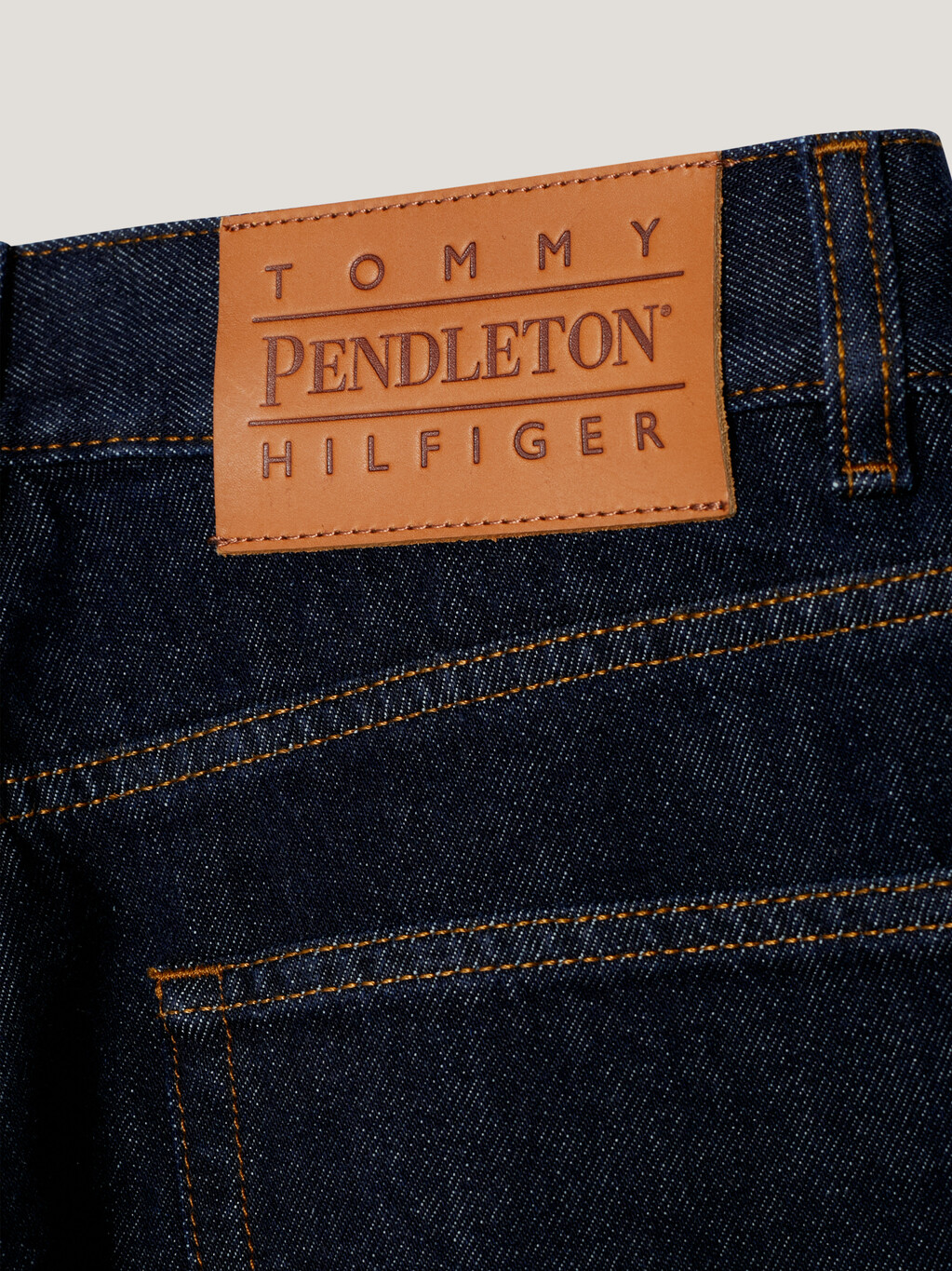 Tommy x Pendleton New York Stripe Straight Jeans, Denim, hi-res
