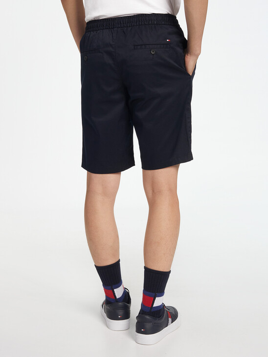 BROOKLYN TWILL PULL-ON SHORTS