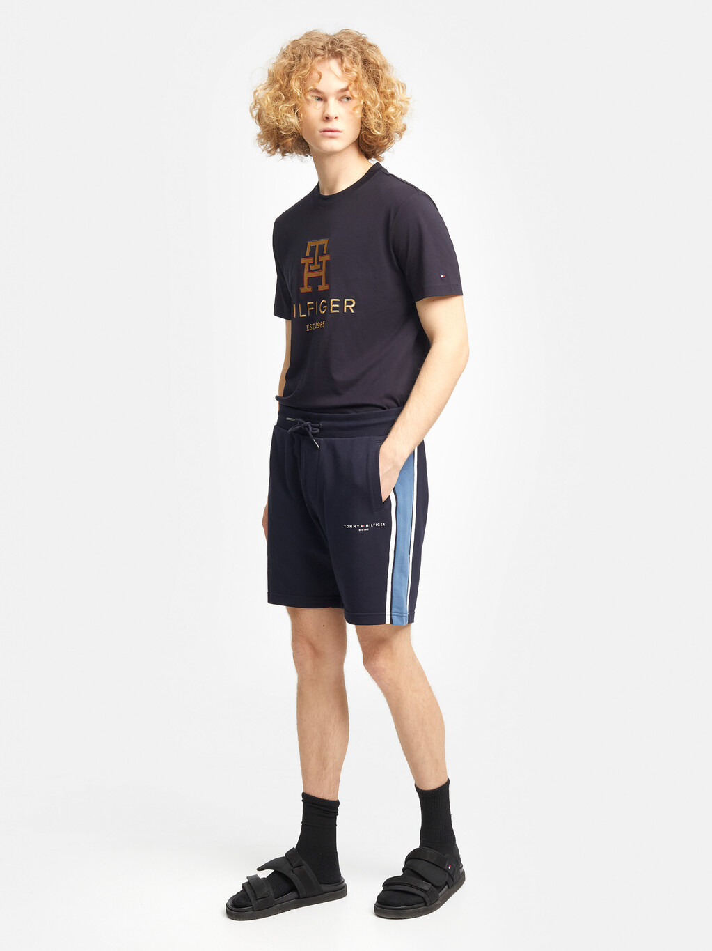 Tommy hilfiger color block shorts clearance