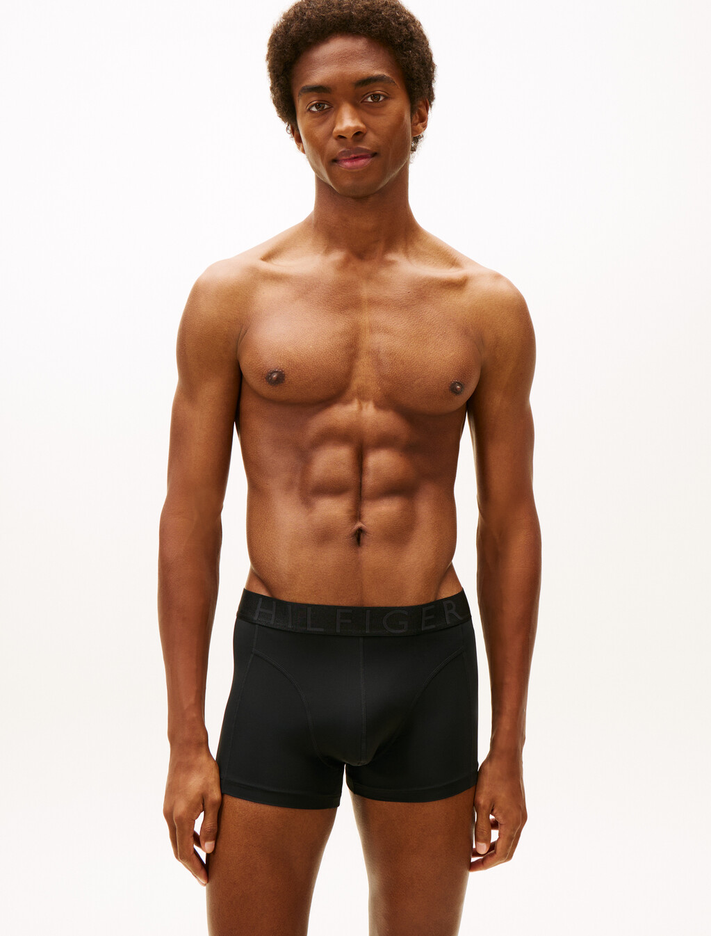 3-Pack Metallic Waistband Trunks, Blk/Wge Blu/Antq Silver, hi-res