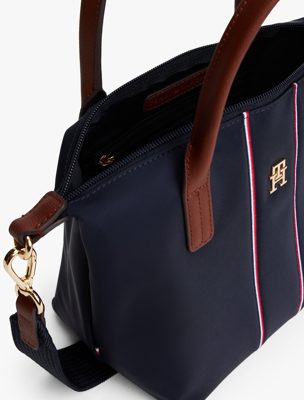Corporate TH Monogram Crossbody Tote Bag, Space Blue Corp, hi-res