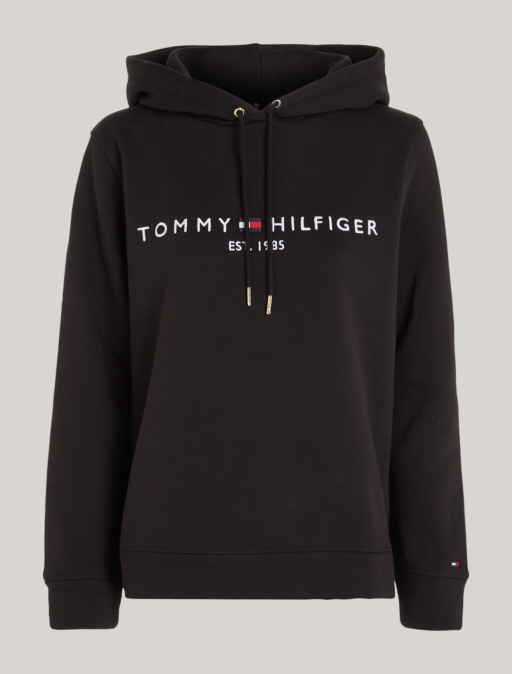 Essential Logo Hoodie, Black, hi-res