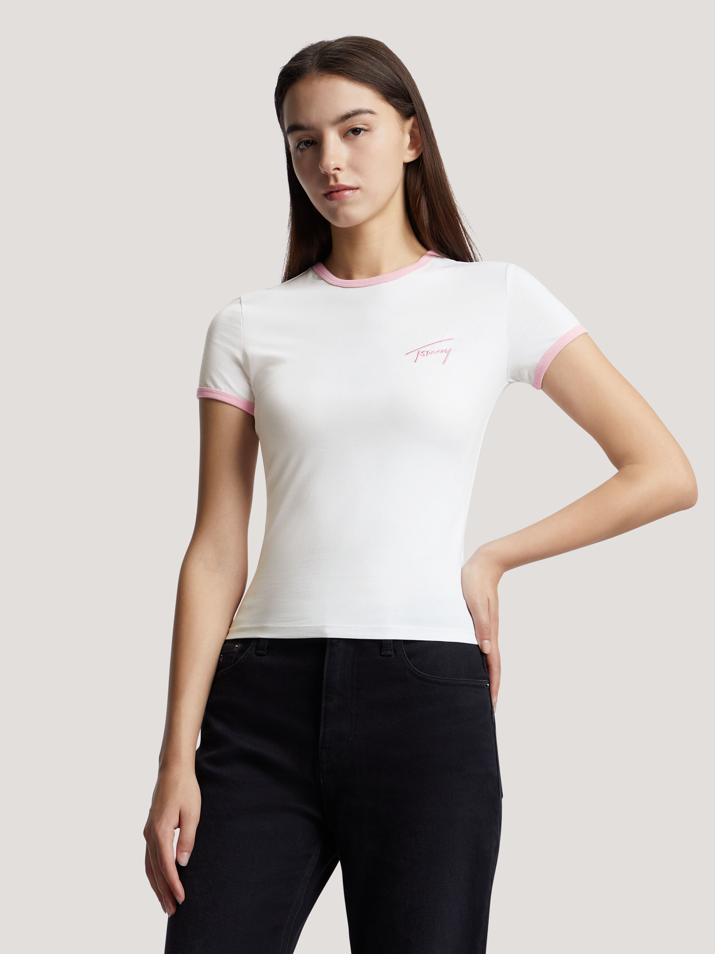 Calvin klein shop ringer t shirt